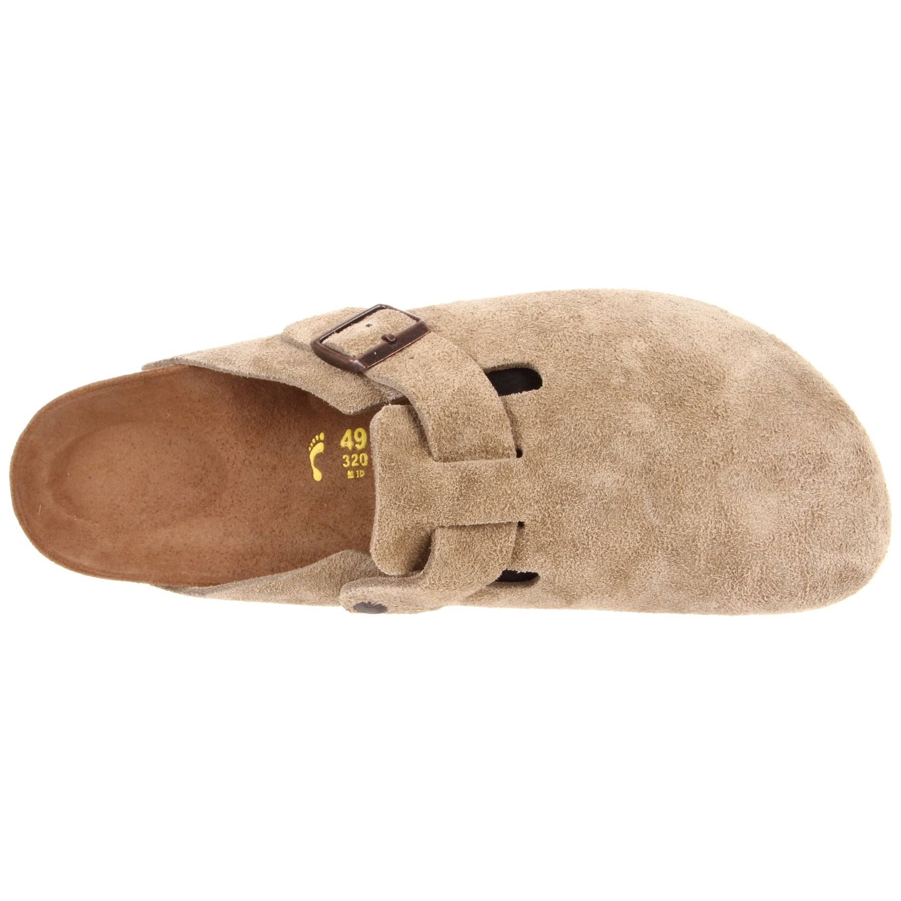 Birkenstock Boston Clog - 40 - Taupe Suede