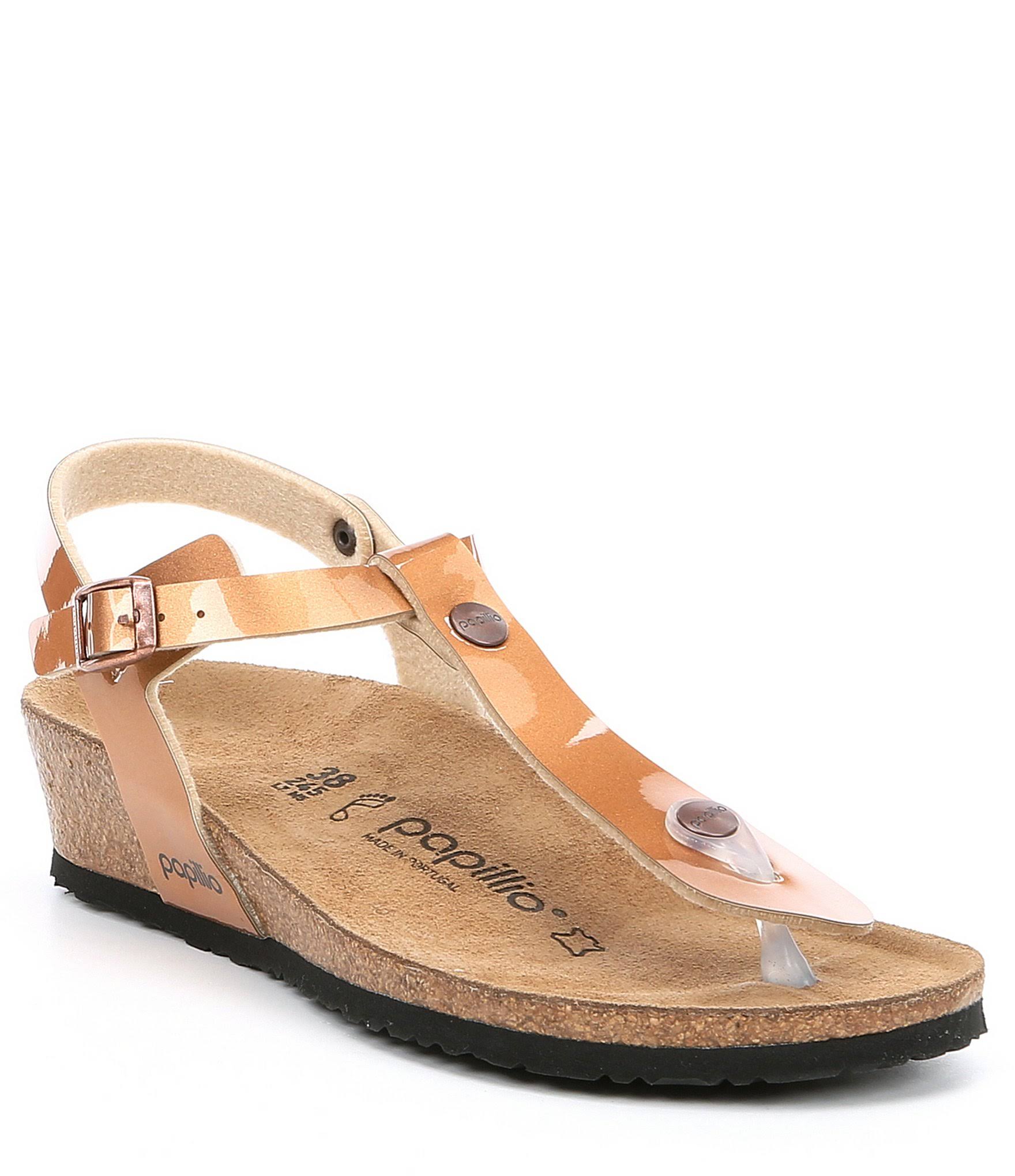 Birkenstock Papillio Women's Ashley Sandal, Light Copper, 42 M EU