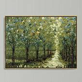 Spring Walkway Framed Canvas 21x22 x 30x22 - Ballard Designs