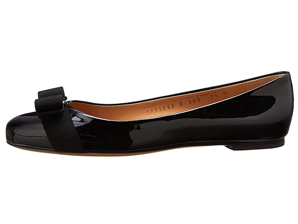 Salvatore Ferragamo Varina Patent Ballet Flats