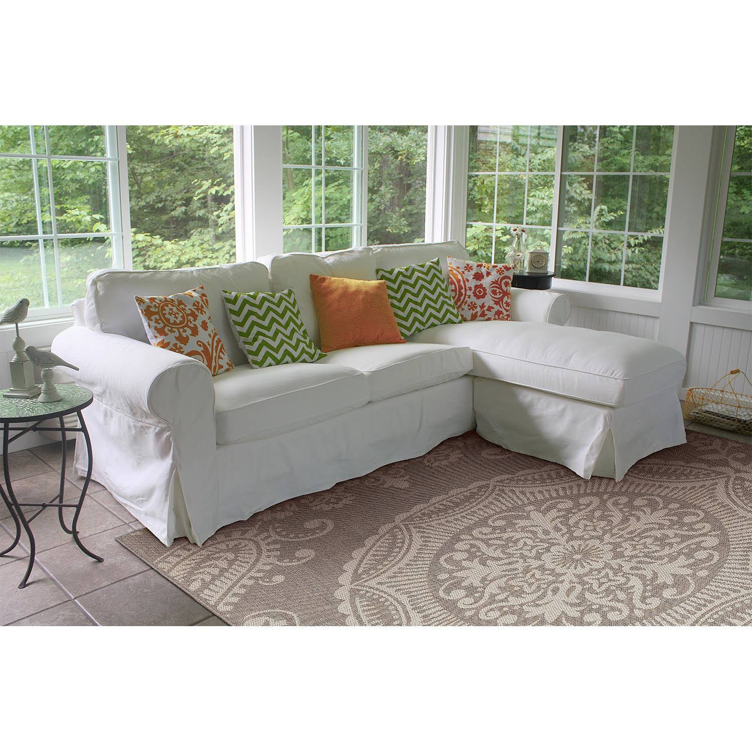 BALTA Rugs Benson Light Gray Indoor/Outdoor Area Rug