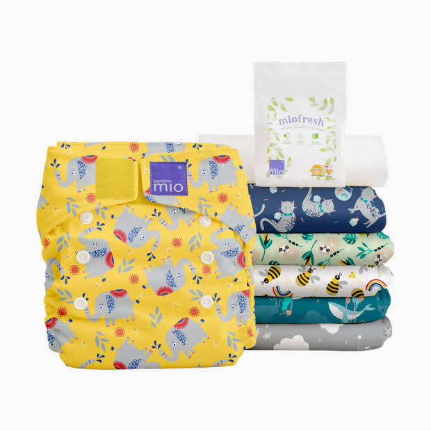 Bambino Mio Miosolo Diaper Set White