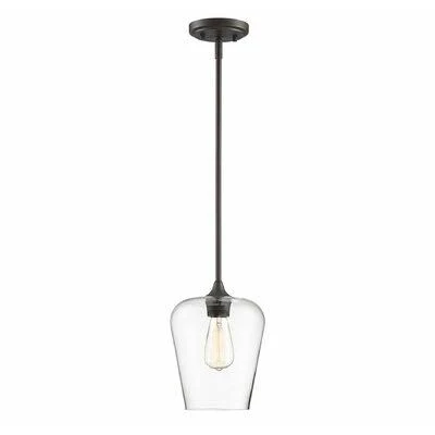 Mercury Row Hickerson 1-Light Bell Pendant Finish: English Bronze