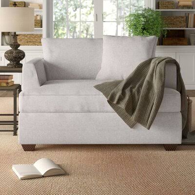 Birch Lane Willisville 39x22 Armchair Body Fabric: Sustain Dursky Ivory