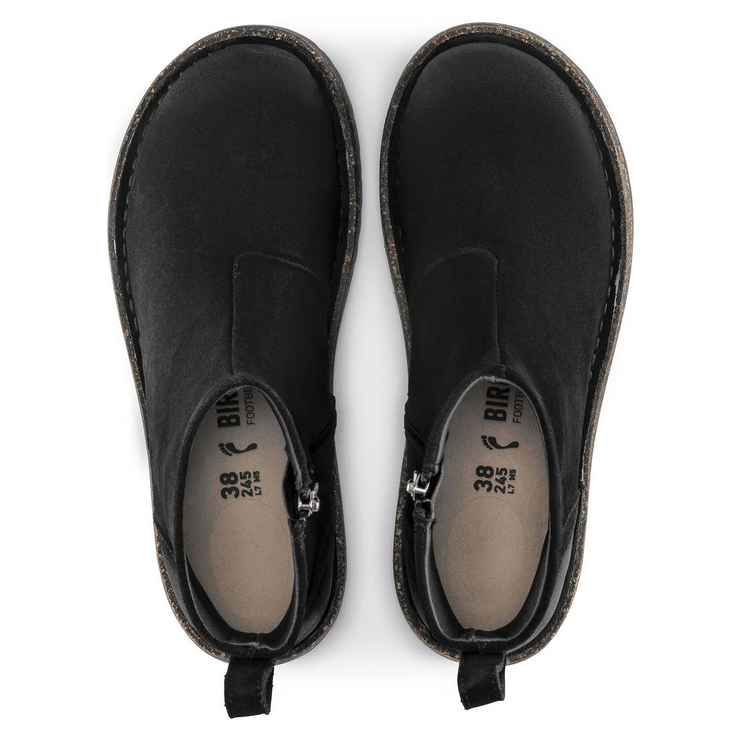 Birkenstock Melrose Suede Boot, Black / 42