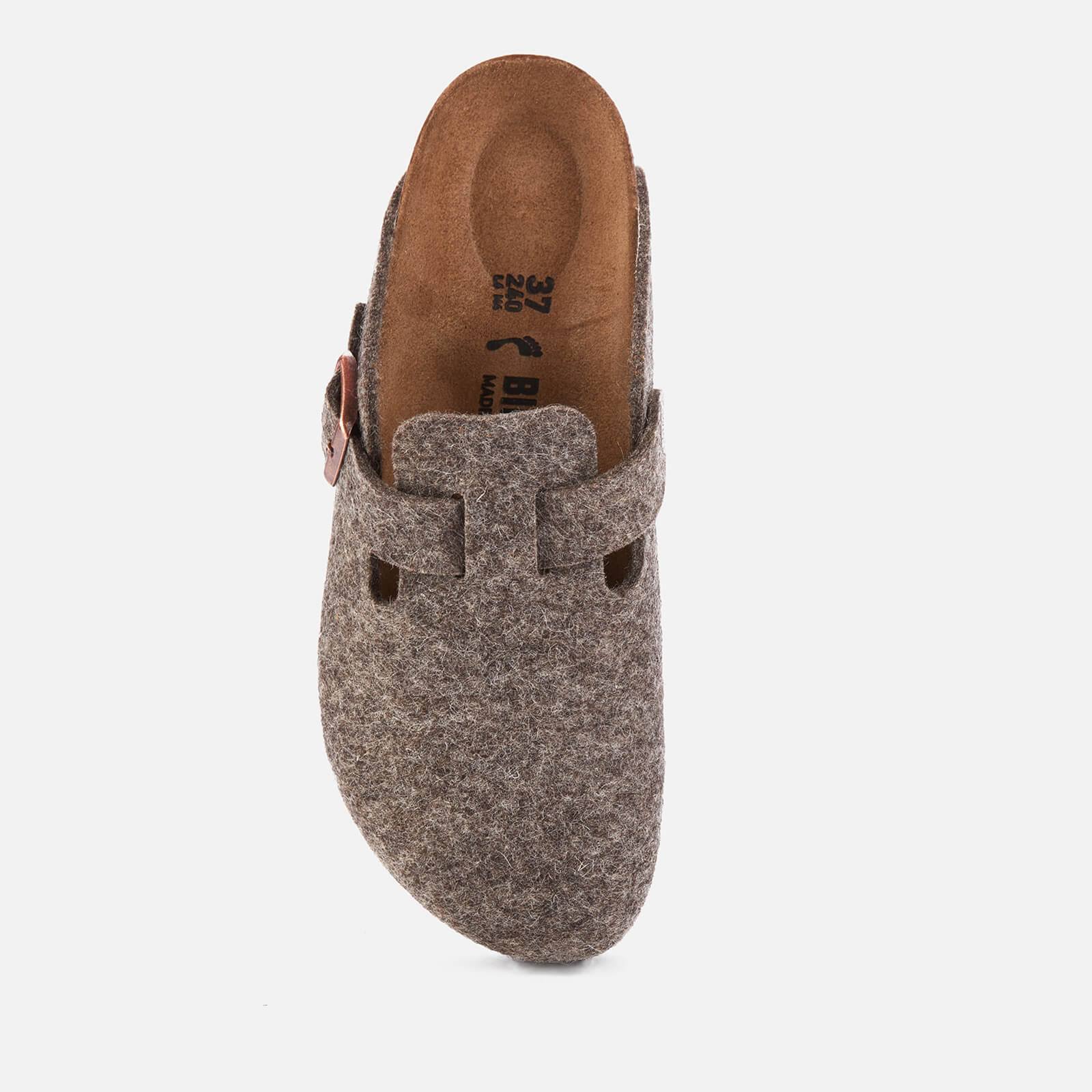 Birkenstock Boston Wool Felt Cacao Clogs