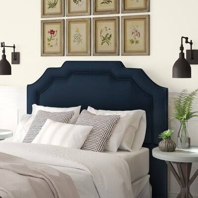 Jaoquim Upholstered Headboard Size: California King, Upholstery: Klein Midnight
