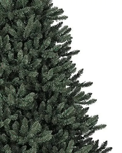 Balsam Hill 7.5ft Premium Unlit Artificial Christmas Tree Classic Blue Spruce with Storage Bag, and Fluffing Gloves