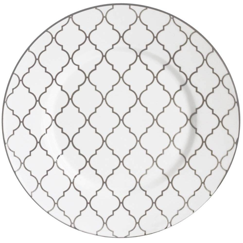 Baum 16 Piece Moroccan Grey Dinnerware Set