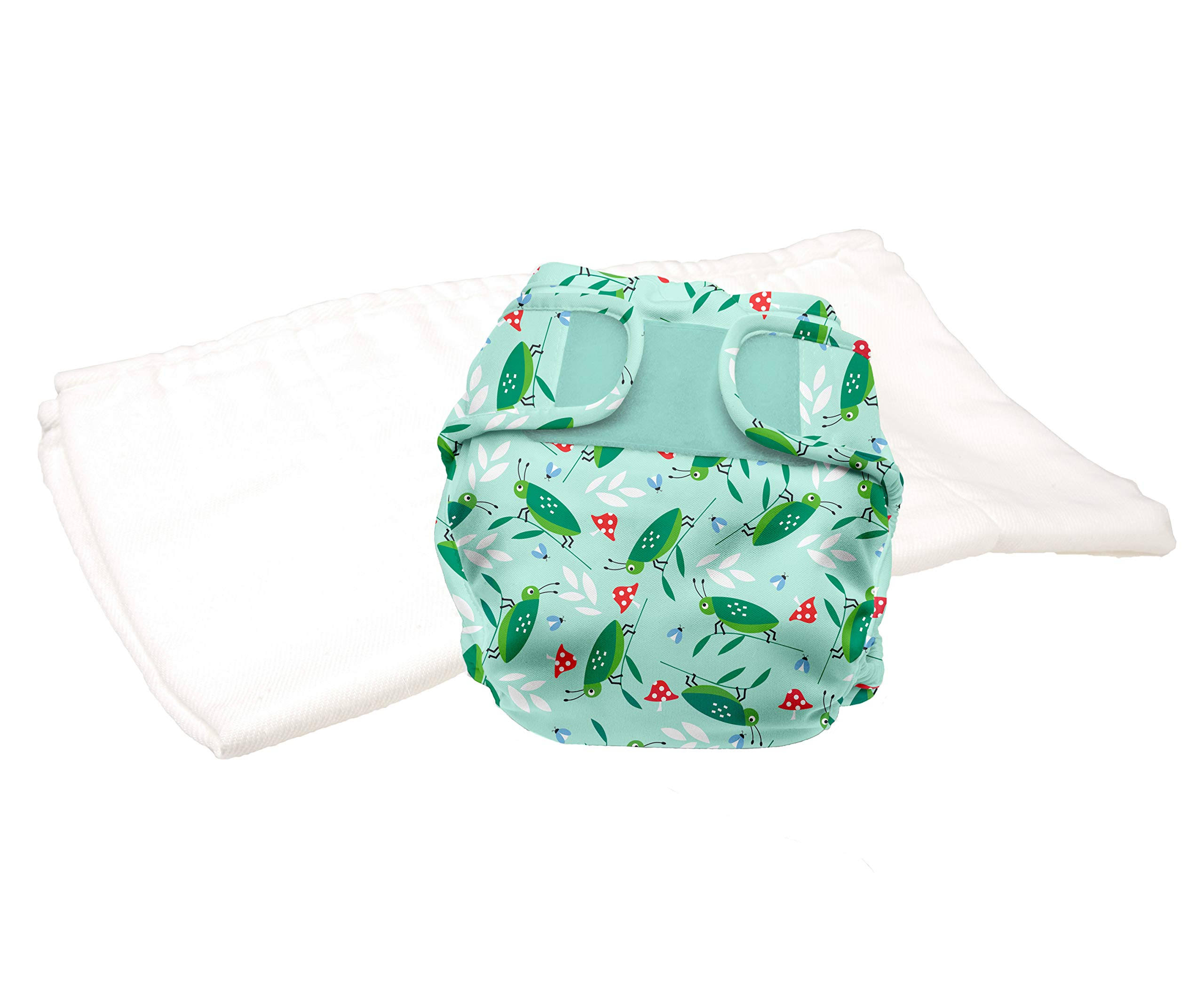 Bambino Mio Miosoft Two-Piece Diaper Happy Hopper, Size 1