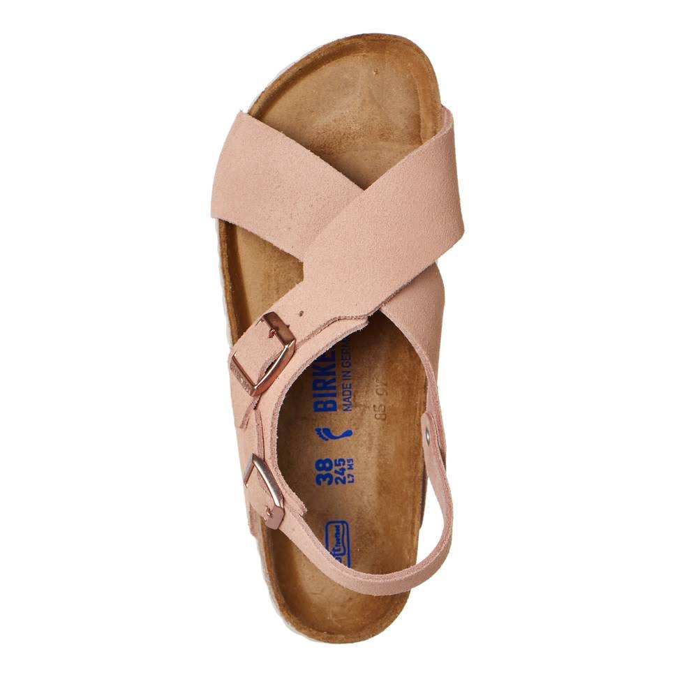 Birkenstock Sandals Tulum Red Suede EU 38 / Light Rose