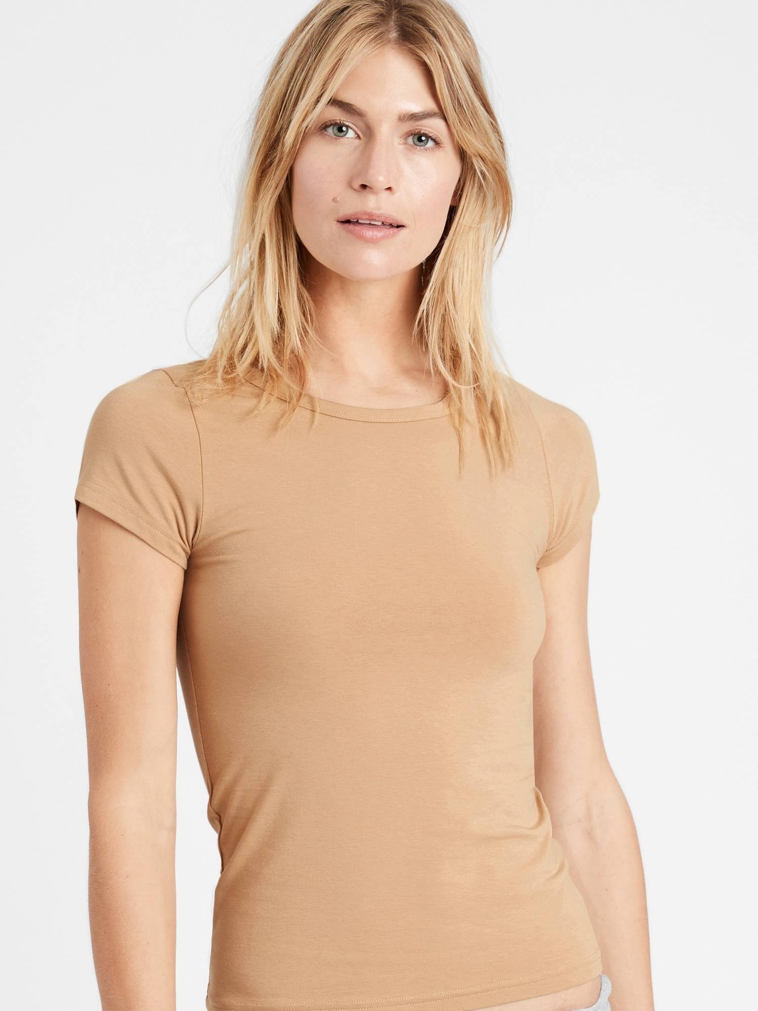 Banana Republic Women's Essential Layering T-Shirt Hue 140 Size L