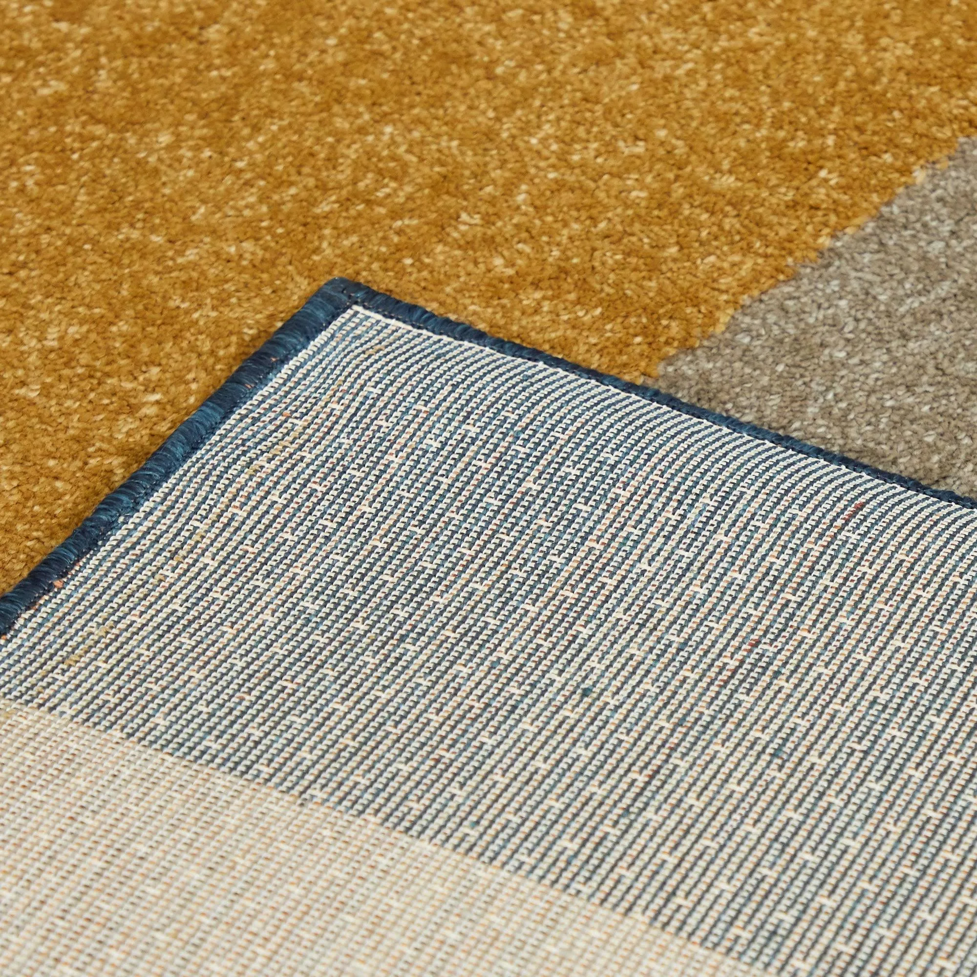 Balta Ripley Blue 5 ft. x 7 ft. Modern Color Block Area Rug