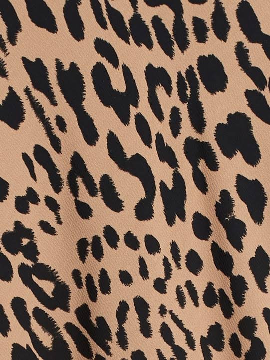 Banana Republic Women's Print Slip Skirt Leopard Print Size XL