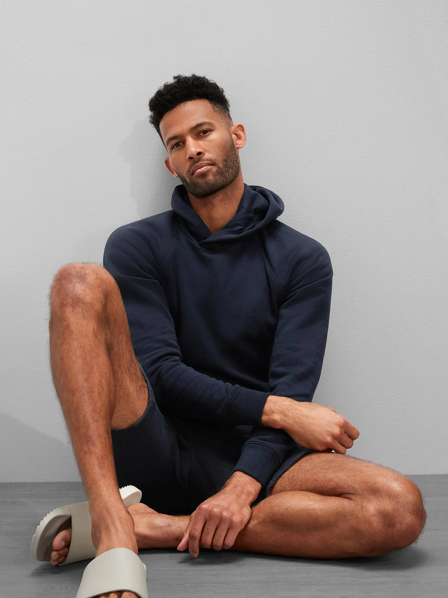 Men's Soft Fleece Hoodie Navy