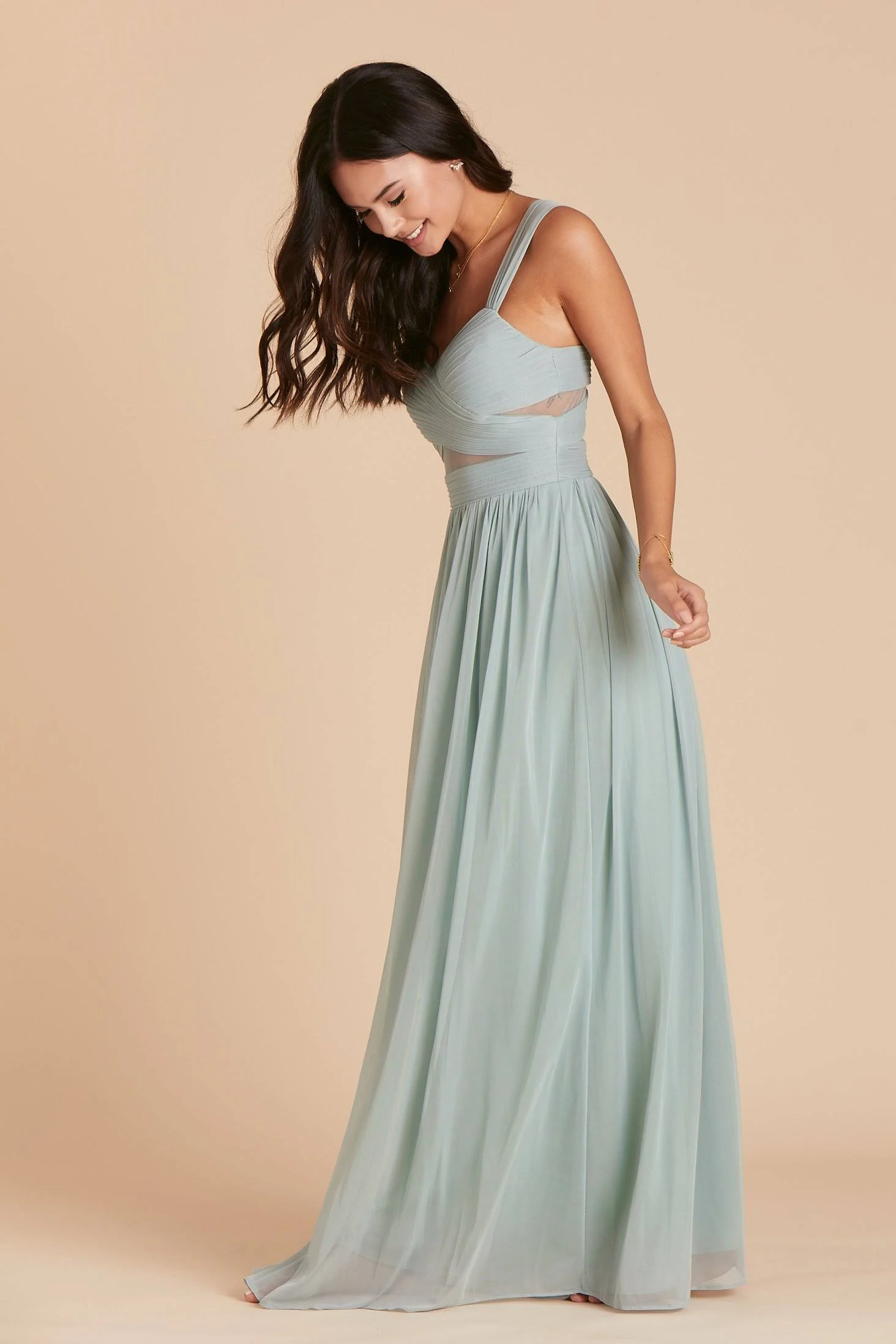 Birdy Grey Elsye Bridesmaid Dress in Sage L / Sage