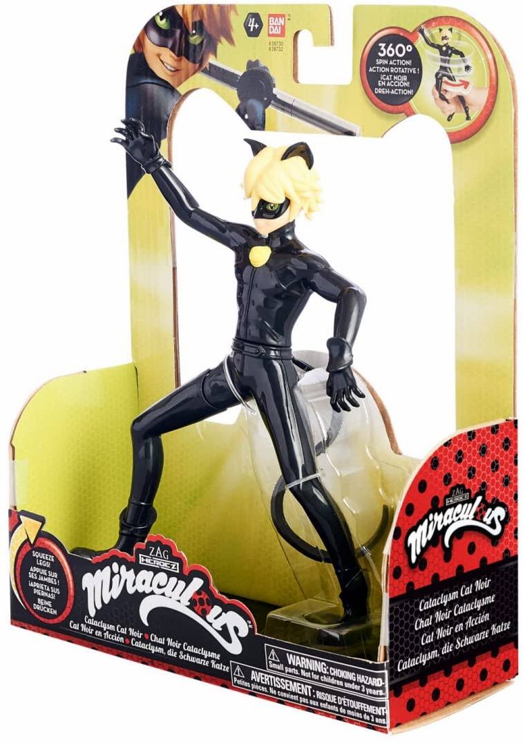 Miraculous 7.5-Inch Cataclysm Cat Noir Action Doll