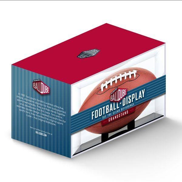 Ballqube Grandstand UV Protective Football Display Case
