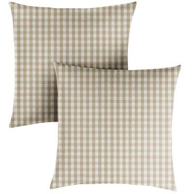 Dane Indoor / Outdoor Plaid Throw Pillow Birch Lane Size: 16x22 x 16x22