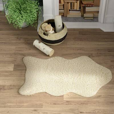 Makenna Hand-Tufted Ivory Area Rug Birch Lane Rug Size: Novelty 3' x 5'