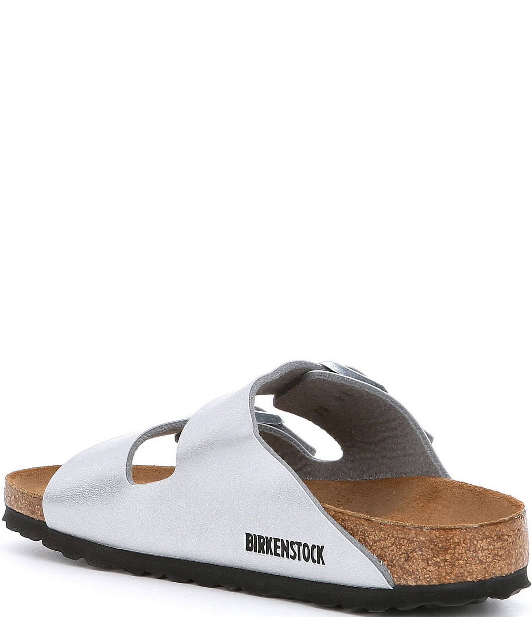 Birkenstock Arizona Soft Footbed Women's Silver Sandal Euro 37 US 6 - 6.5 N