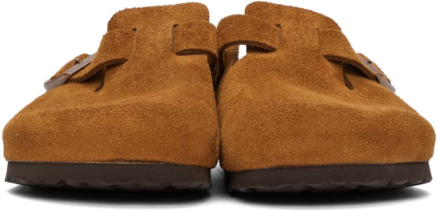 Birkenstock Boston Soft Footbed (42 Mink Suede)