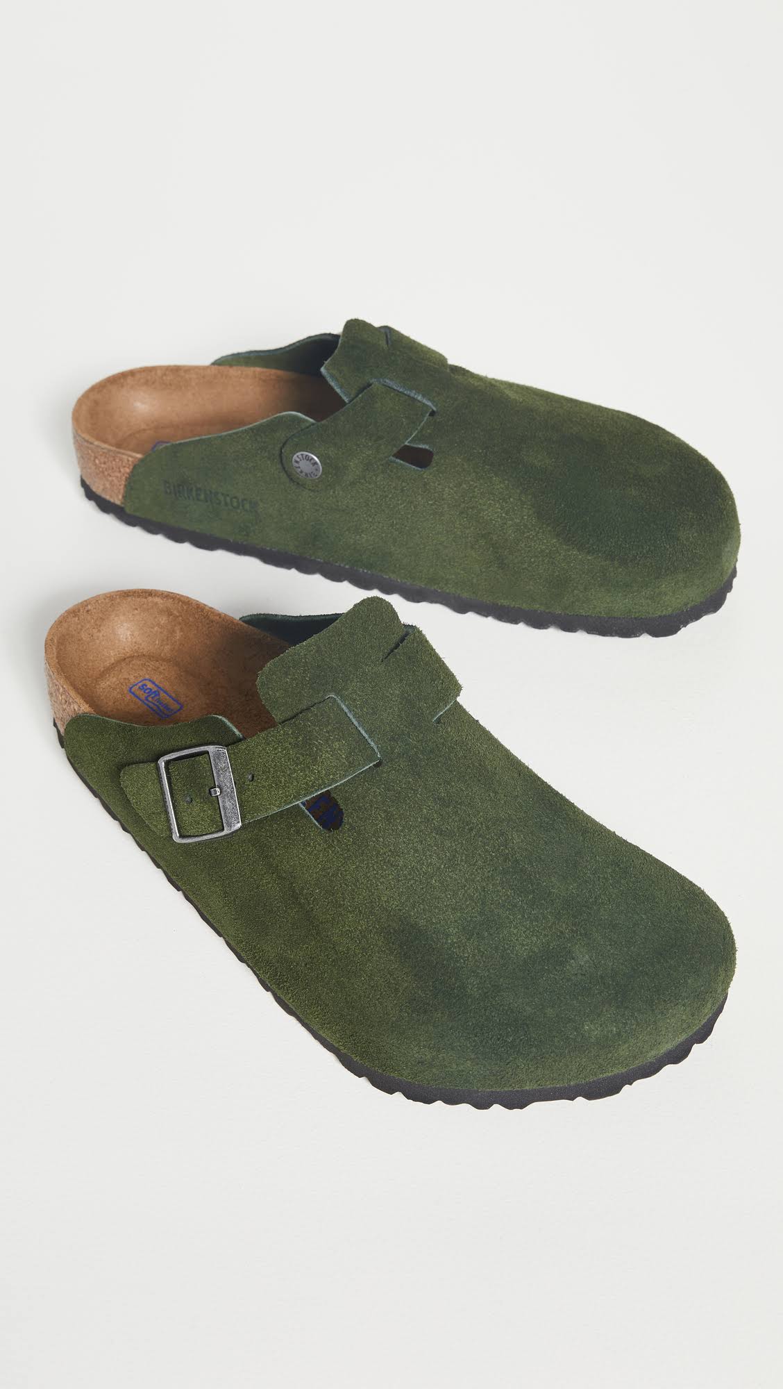 Birkenstock Boston Soft Footbed Clog, Mountain View Suede