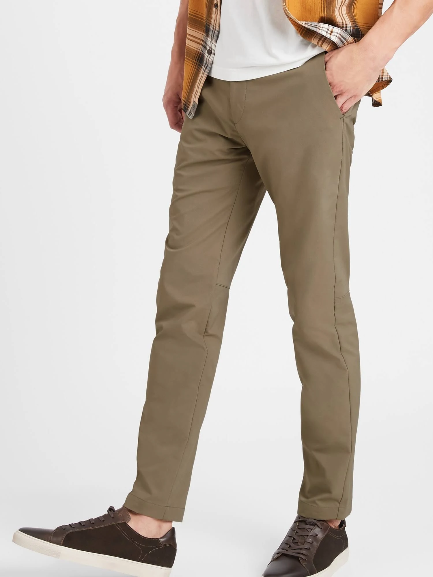 Banana Republic Men's Slim City Pant Cliff Rock Size 38W 30L