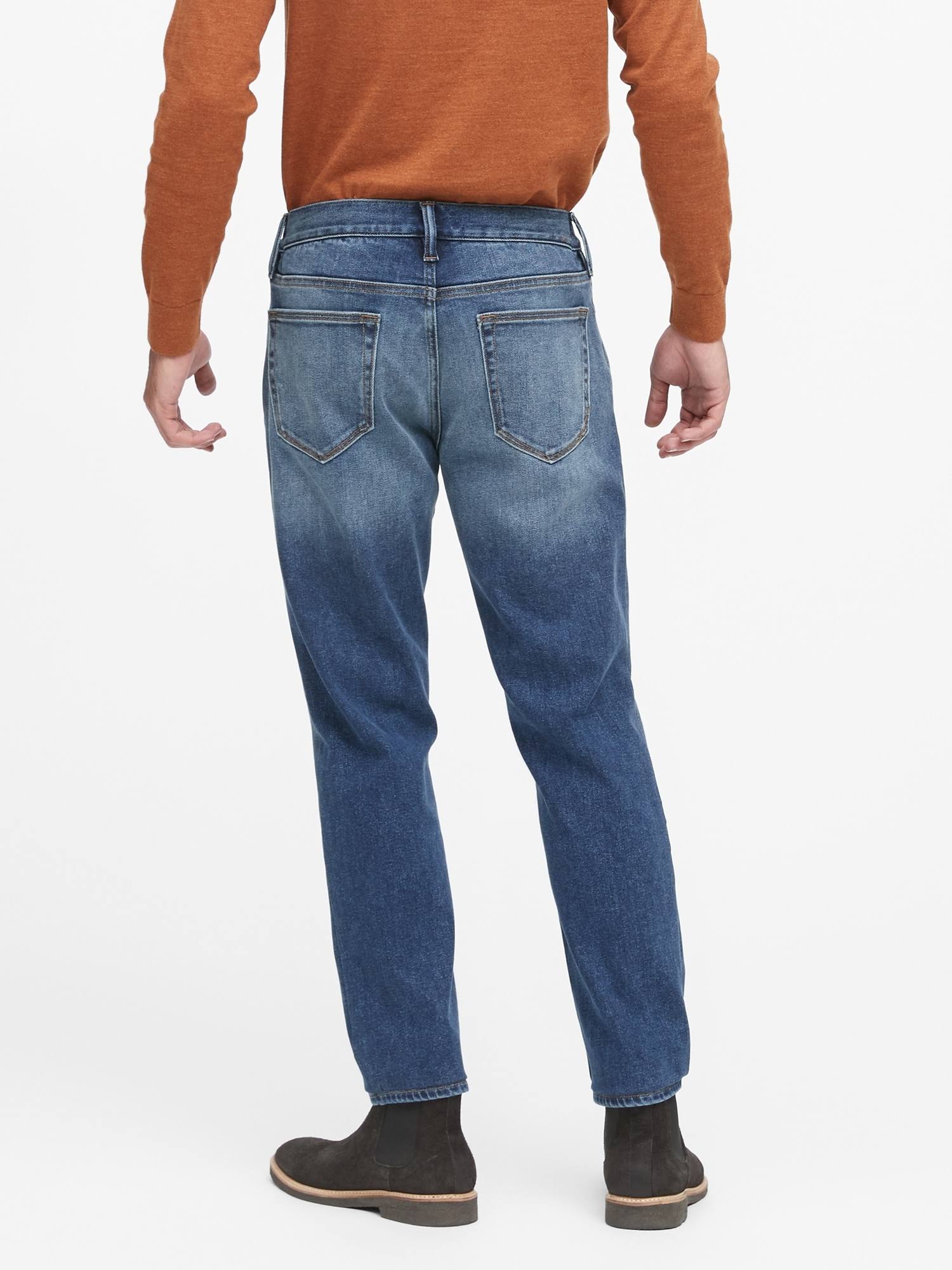 Banana Republic Men's Straight Legacy Jean Medium Wash Size 34W 34L