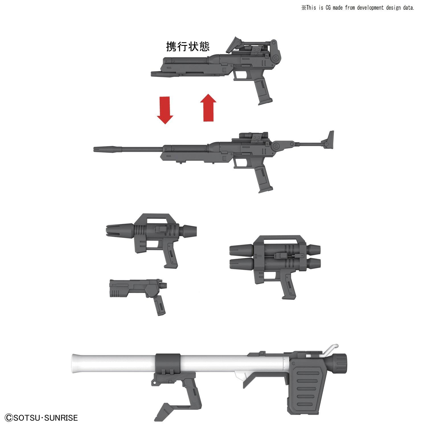 Gundam mg 1/100 GM Sniper (Custom) Model Kit
