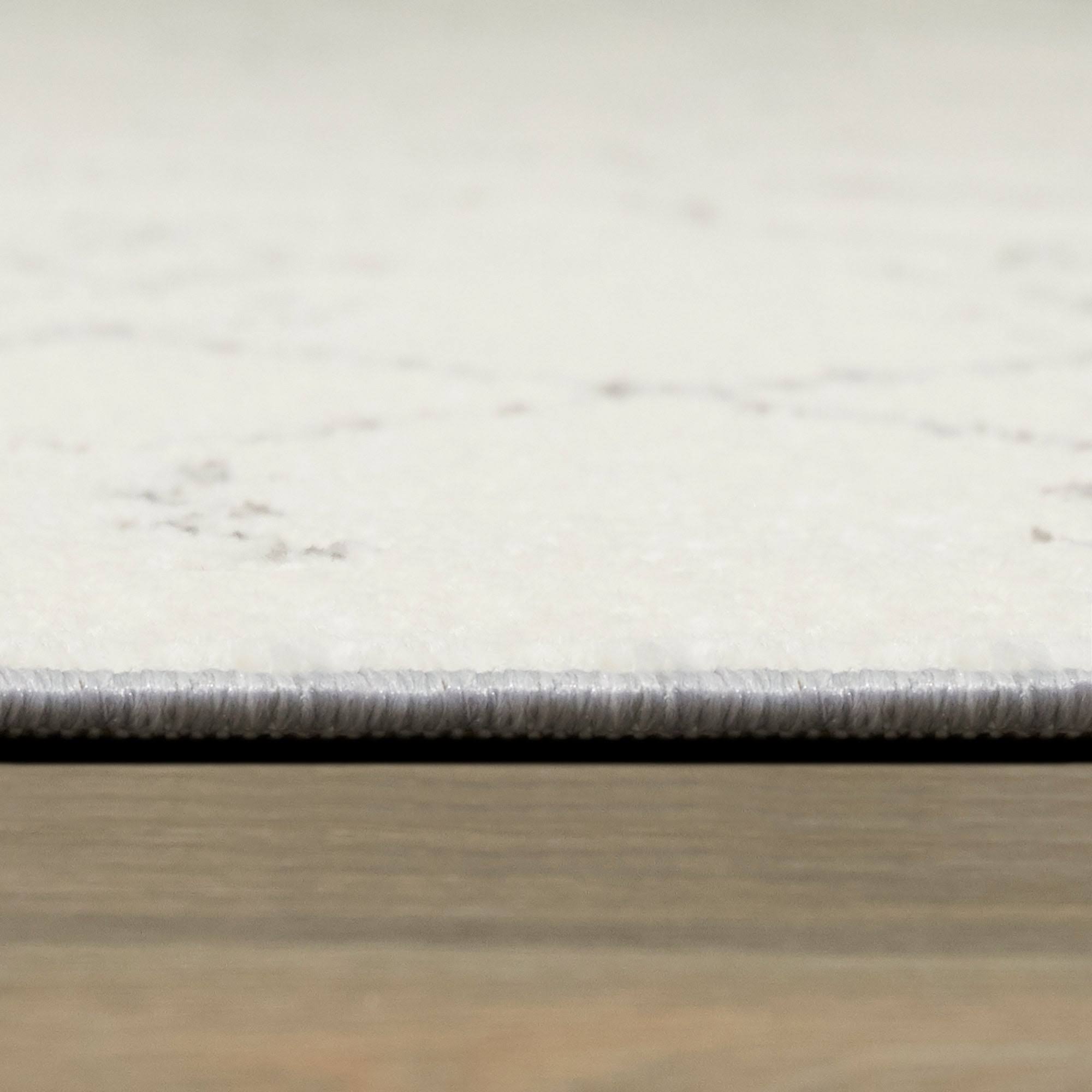 Reeves Moroccan Trellis Area Rug - 7&10x22 x 10& - Cream/Navy
