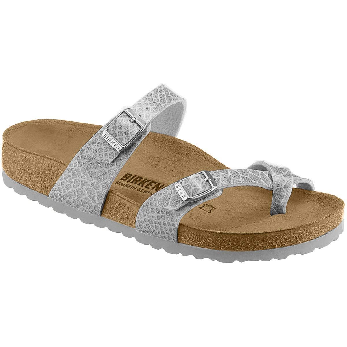 Birkenstock Thong Sandal Mayari Magic Snake Silver 40 EU / Regular