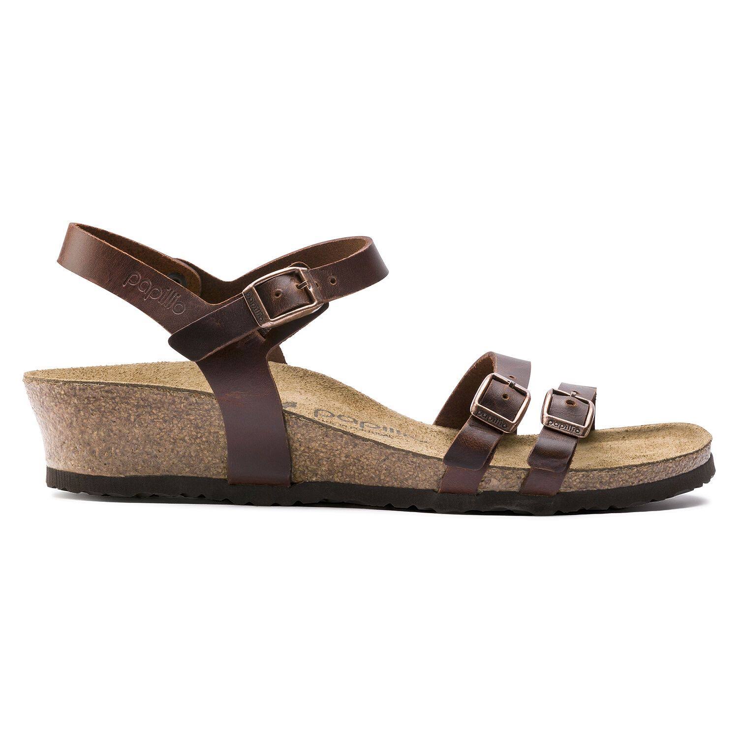 Birkenstock Women's Lana Sandal - 41 - Cognac