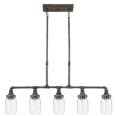 Brys 5 - Light Kitchen Island Linear Pendant