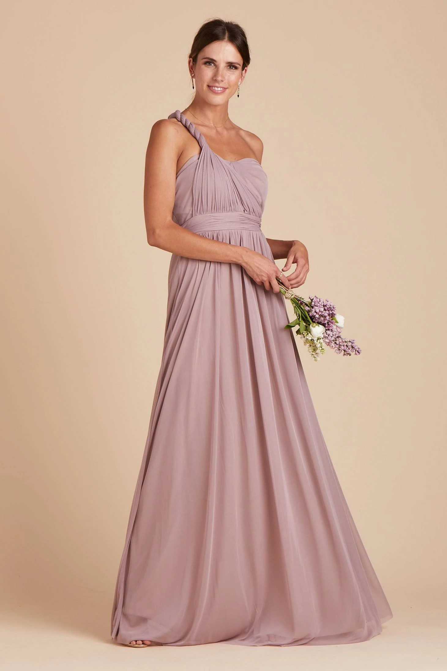 Birdy Grey Chicky Convertible Bridesmaid Dress in Mauve S / Mauve