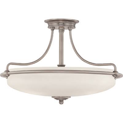 Brayden Studio Helsley 3-Light Semi Flush Mount