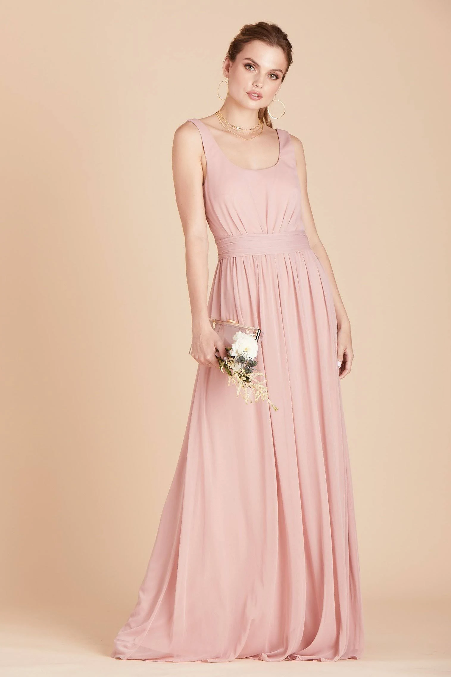 Birdy Grey Jan Bridesmaid Dress in Rose Quartz Xs / Rose Quartz