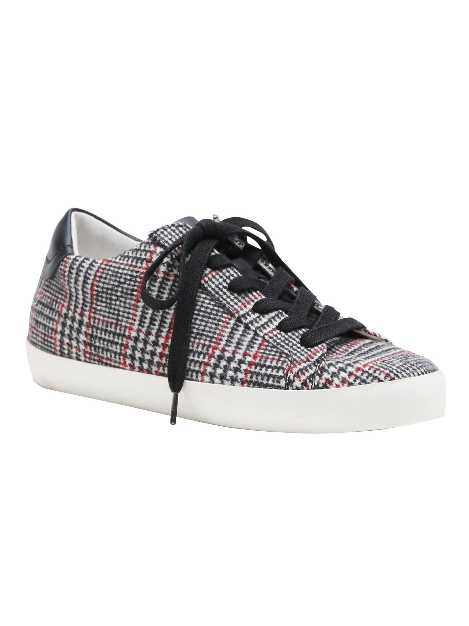 Banana Republic Women's Essential Sneaker Plaid Fabric Size 6