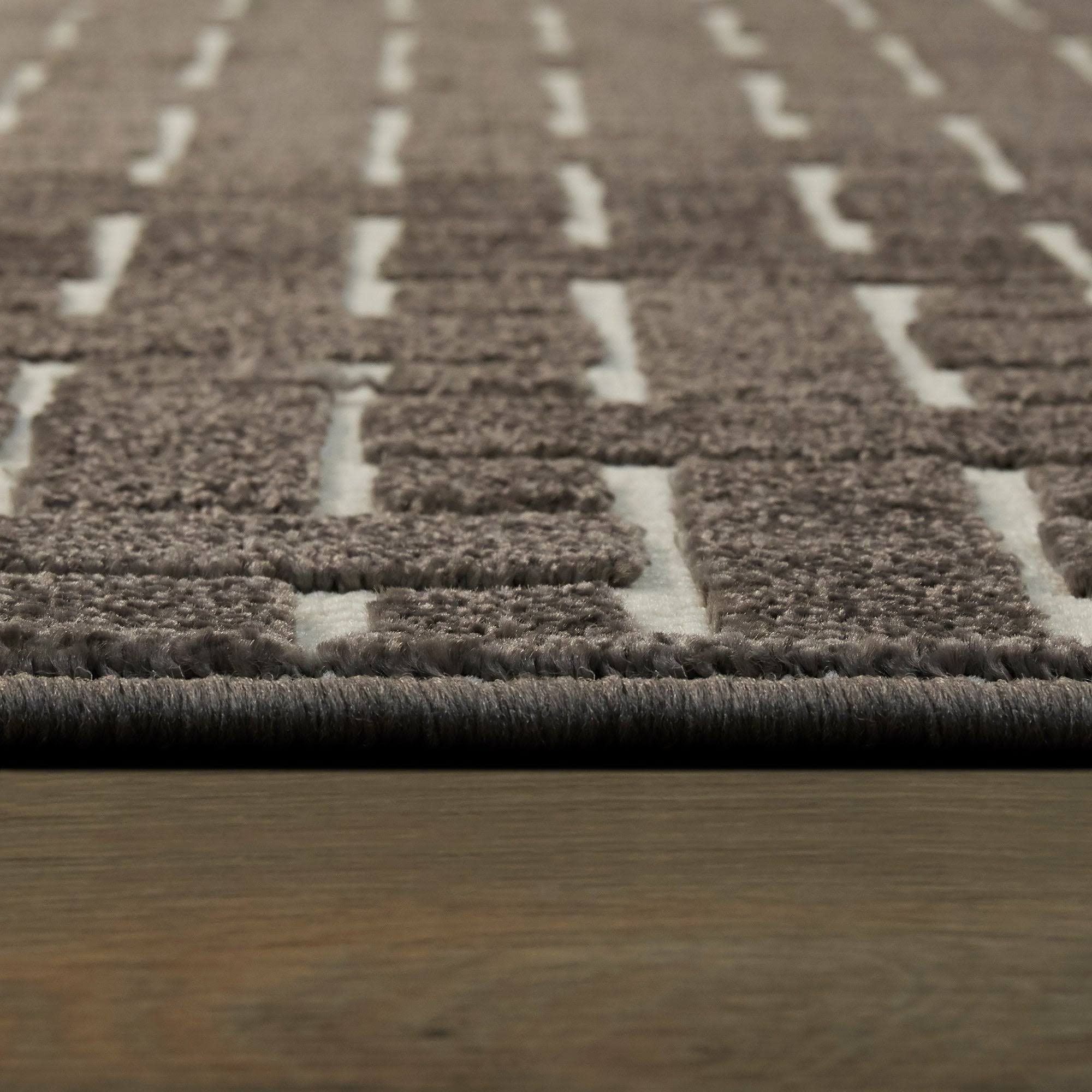 Balta Mitchell Brown 5 ft. x 7 ft. Contemporary Area Rug
