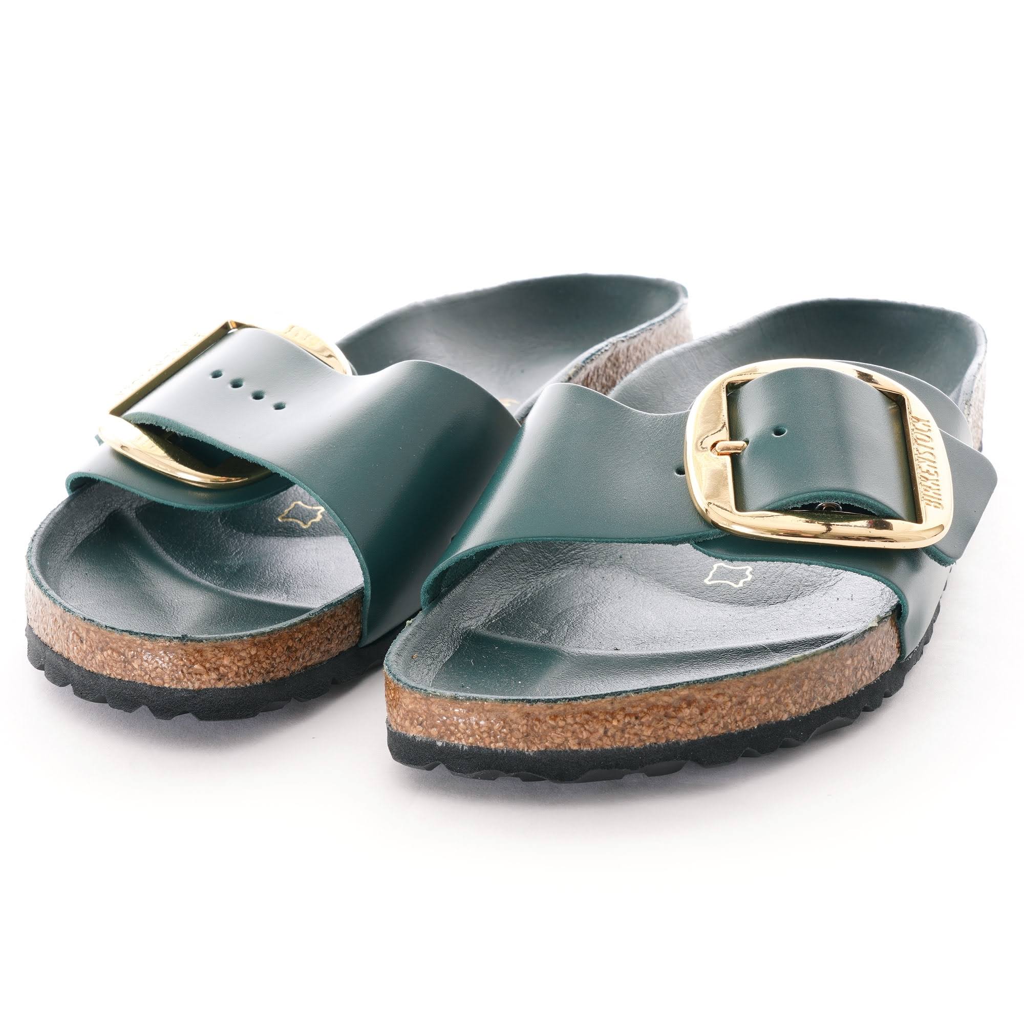 Birkenstock Clogs Green Madrid Big Buckle 3.5 Women / EU 41 / Green