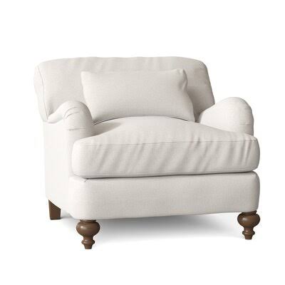 Wivenhoe 39x22 W Armchair Birch Lane Body Fabric: Bevin Natural