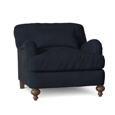 Wivenhoe 39x22 W Armchair Birch Lane Body Fabric: Tina Indigo