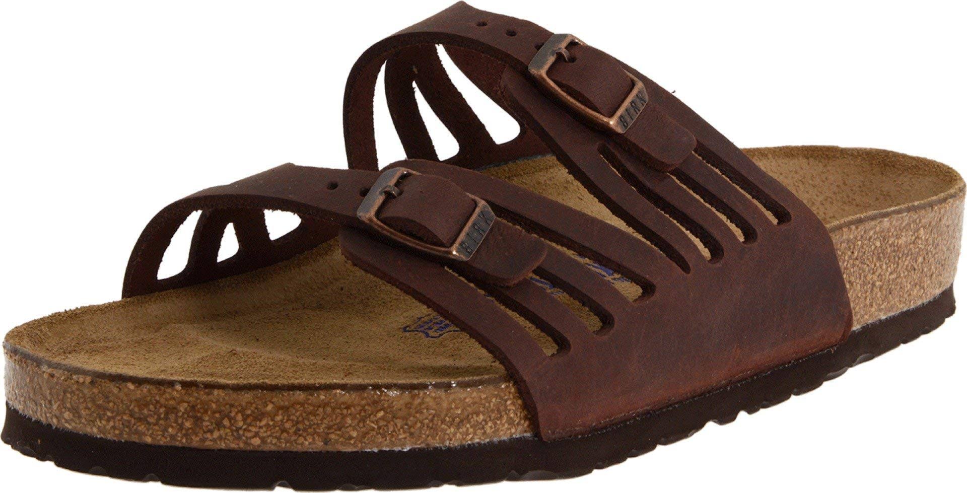 Birkenstock Women's Granada Soft Footbed (40 Habana Oiled Leather)
