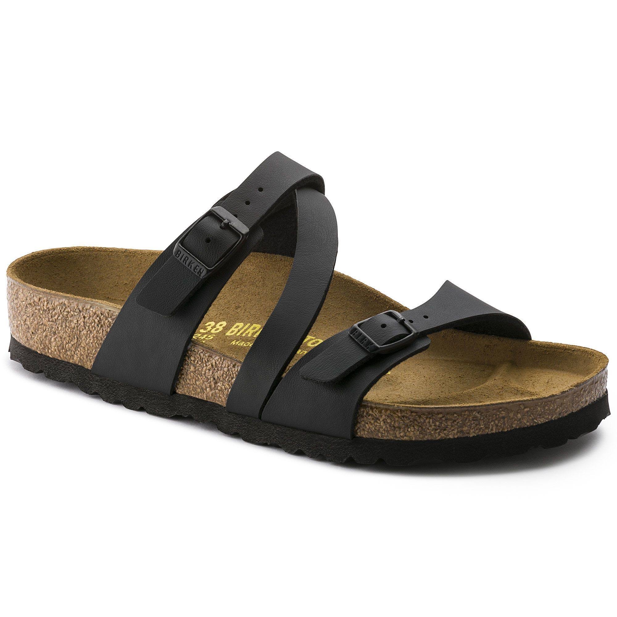 Birkenstock Women's Salina (36 Black Birko Flor)