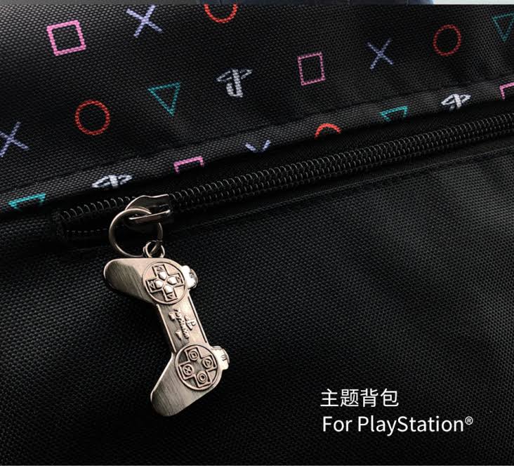 PlayStation Button Sublimated Print Backpack