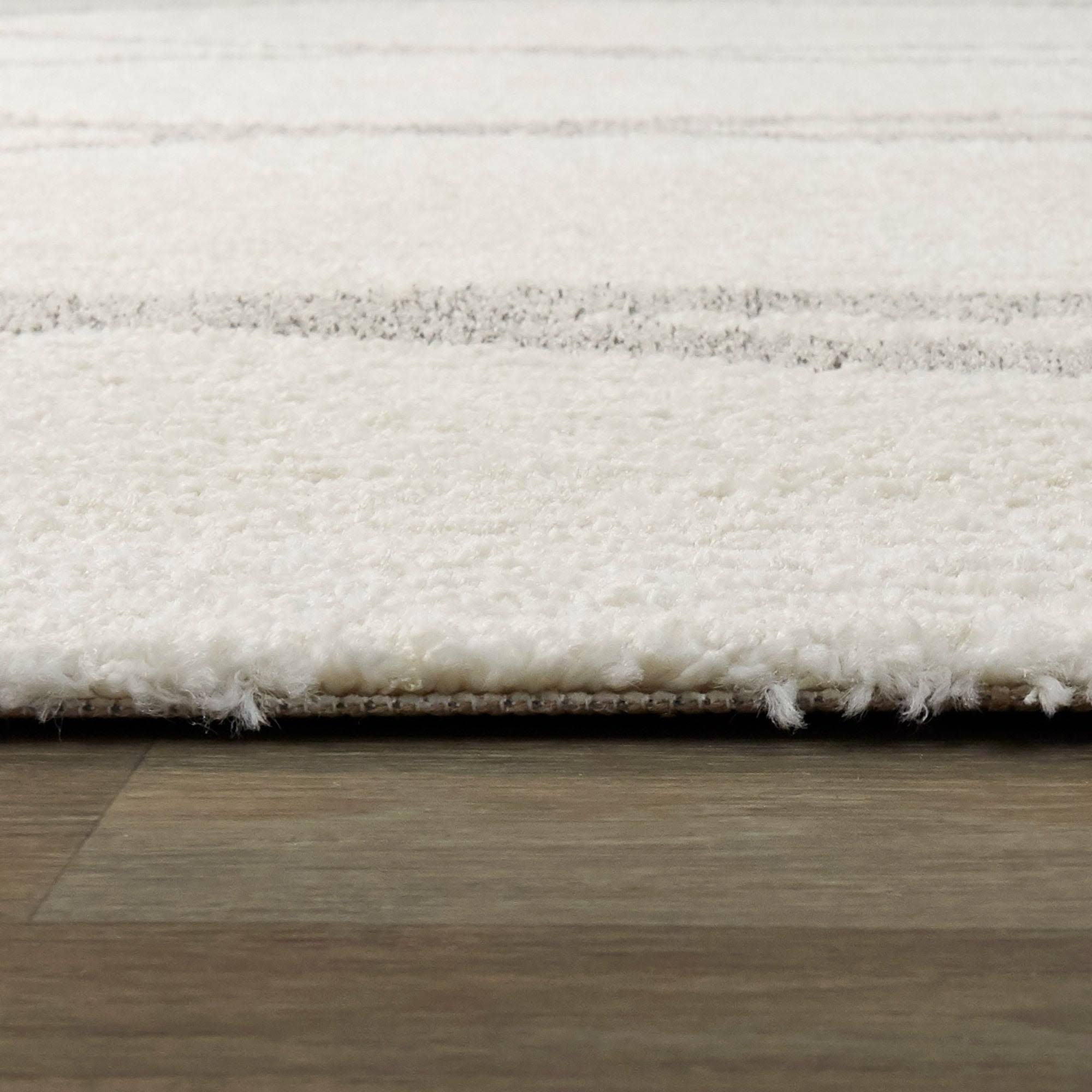 BALTA Alva Cream 8 ft. x 10 ft. Contemporary Area Rug, Ivory