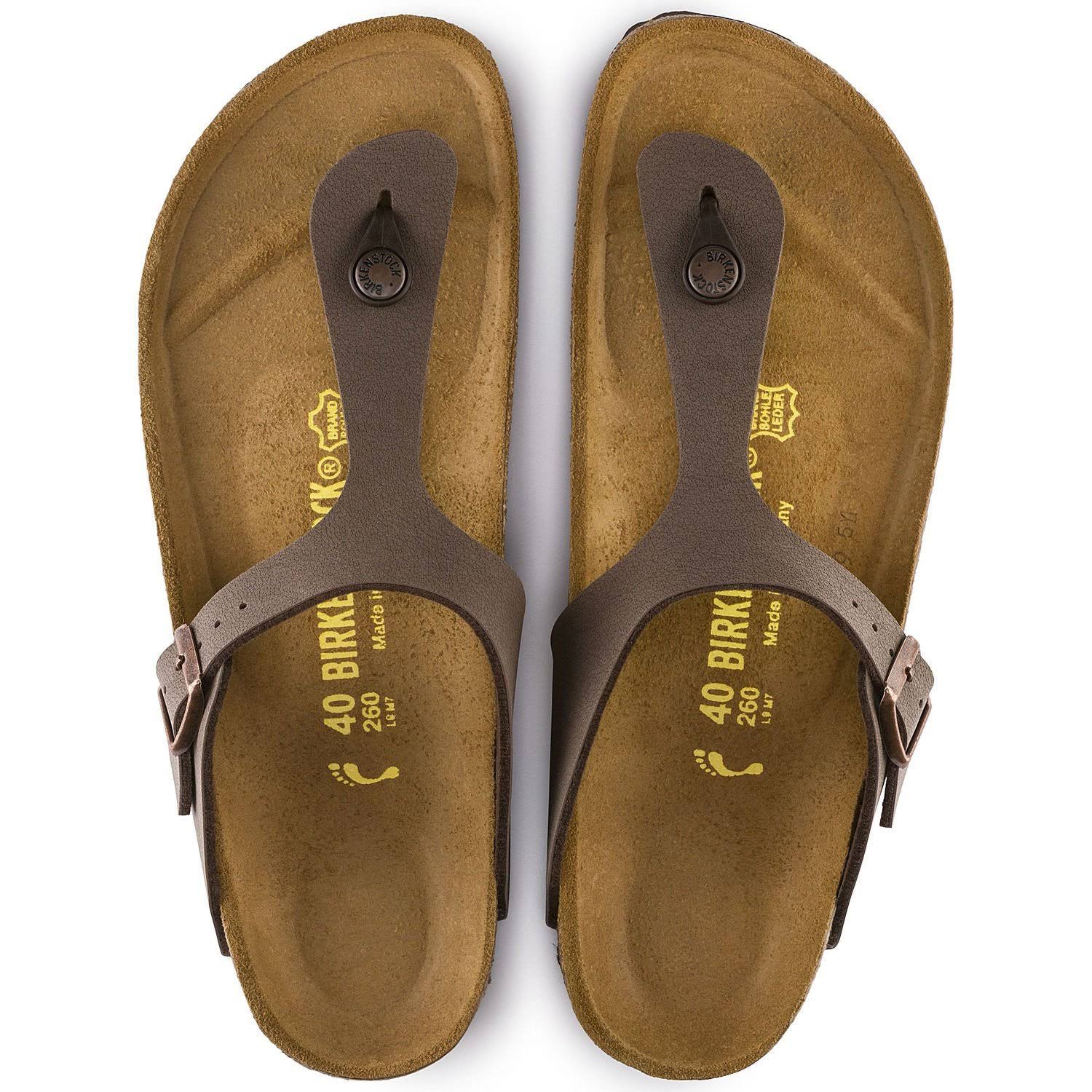 Birkenstock Gizeh Mocha Birko-Flor Nubuck R