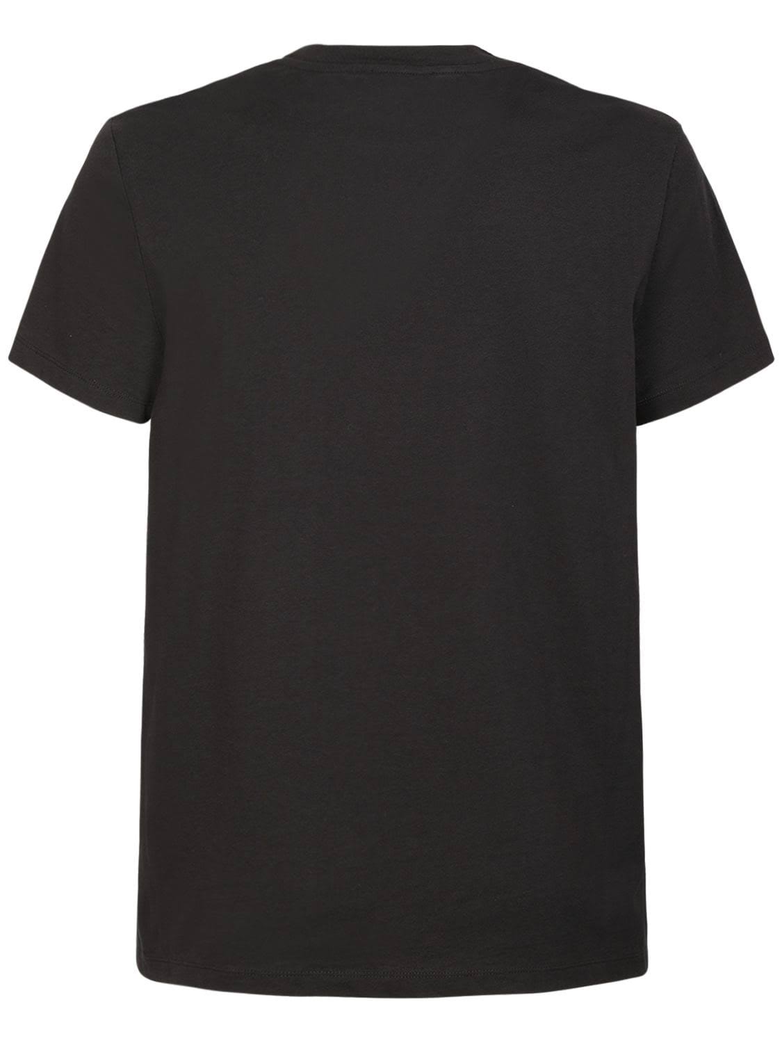 Balmain Black Printed T-Shirt