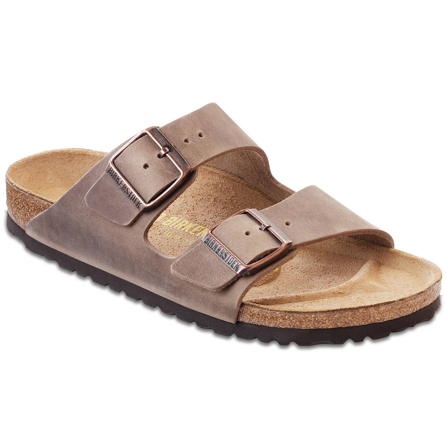 Birkenstock Arizona Sandal - 38 - Tobacco Oiled Leather