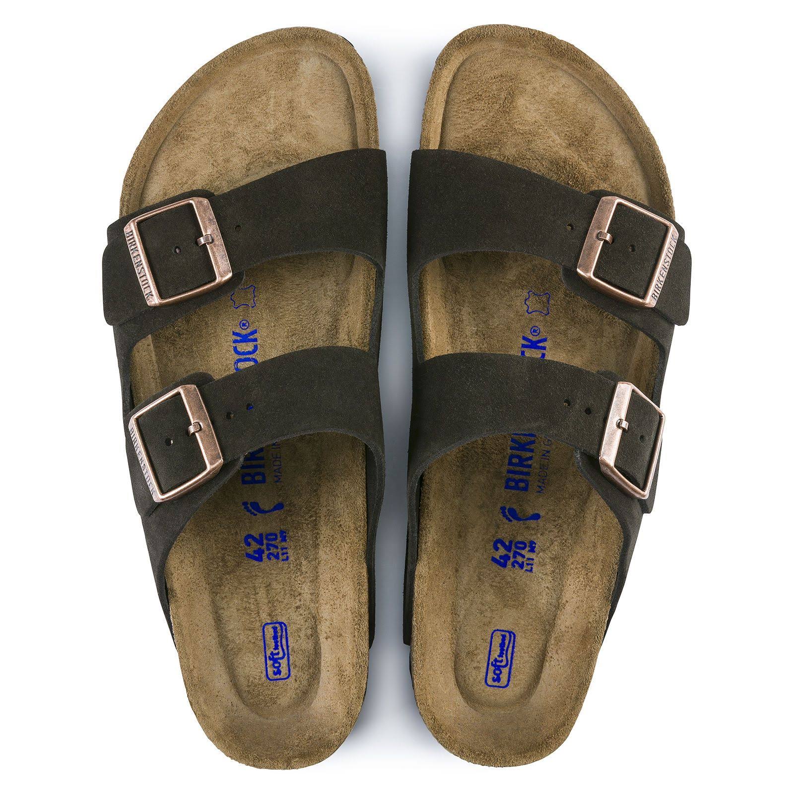 Birkenstock Arizona Soft Footbed - Suede Black / 46 / Narrow